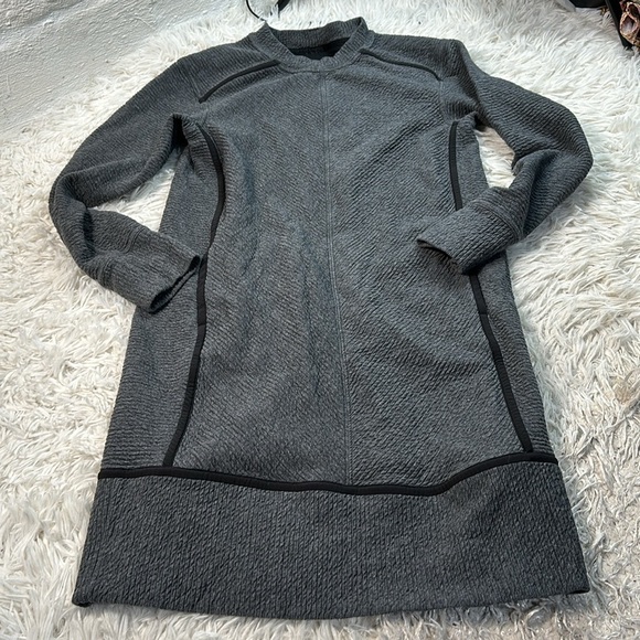 Lululemon On Repeat Dress Heathered Core Dark Grey - Picture 1 of 3